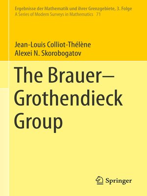 cover image of The Brauer–Grothendieck Group